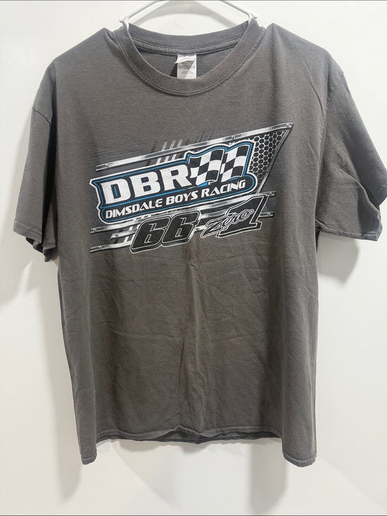 Gildan Other - Gildan Gray Racing Tee